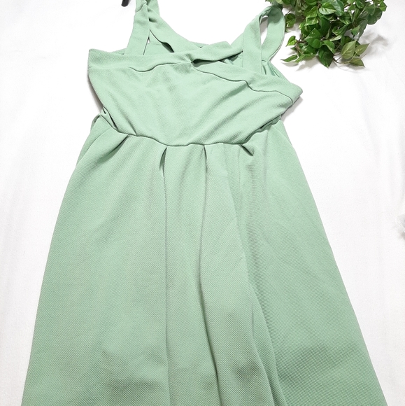 torrid Dresses & Skirts - Torrid Mint Green Crisscross Front Swing Dress 2